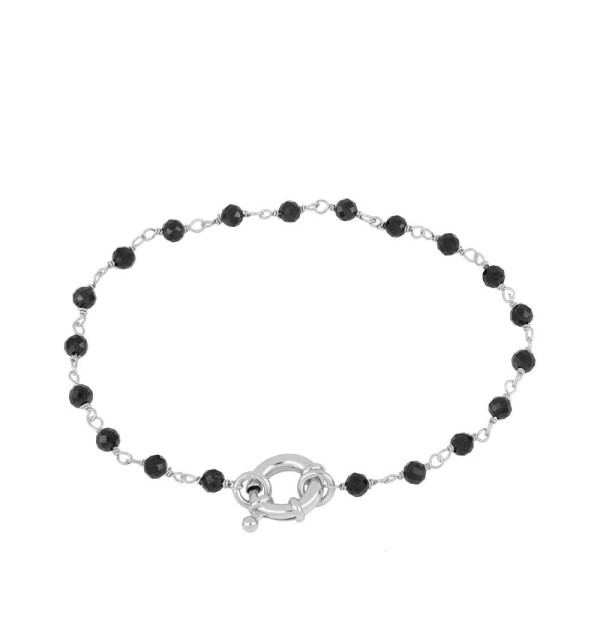 PULSERA NAIMA BLACK SILVER | Bymarta.es