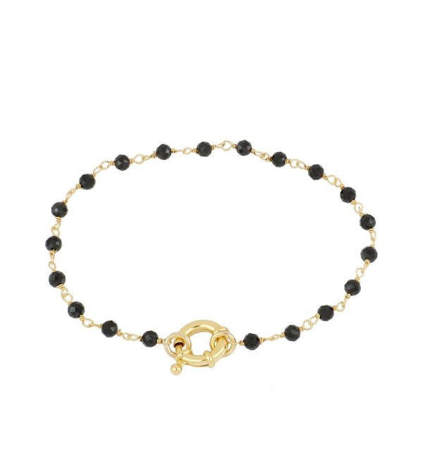 BRACELET NAIMA BLACK GOLD | Bymarta.es