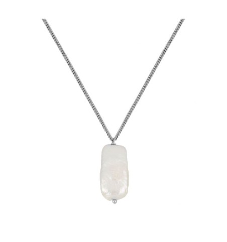 NECKLACE DACIA SILVER | Bymarta.es