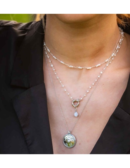 COLLAR SÍMBOLOS SILVER | Bymarta.es