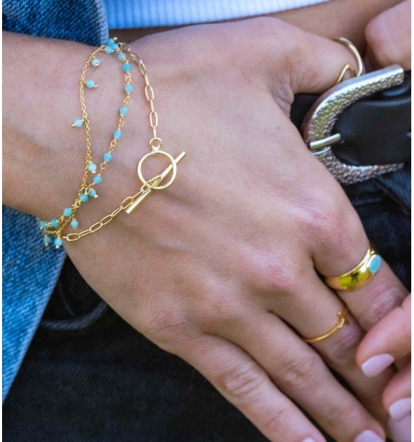 BRACELET YERA GOLD | Bymarta.es