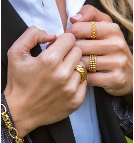 ANILLO NOOR GOLD | Bymarta.es