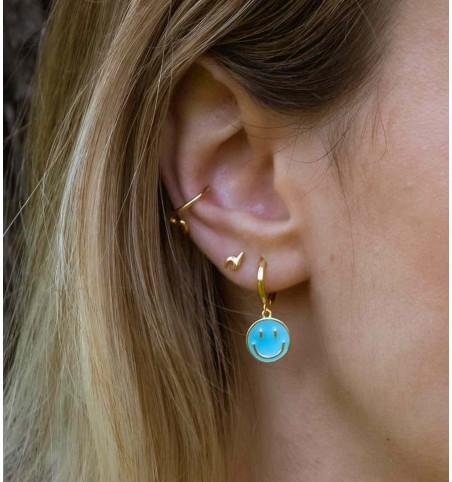 PENDIENTES OLA MINIS GOLD | Bymarta.es