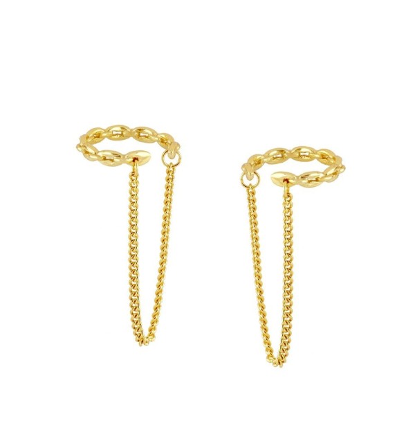 Ear cuff con cadena, Belona Gold