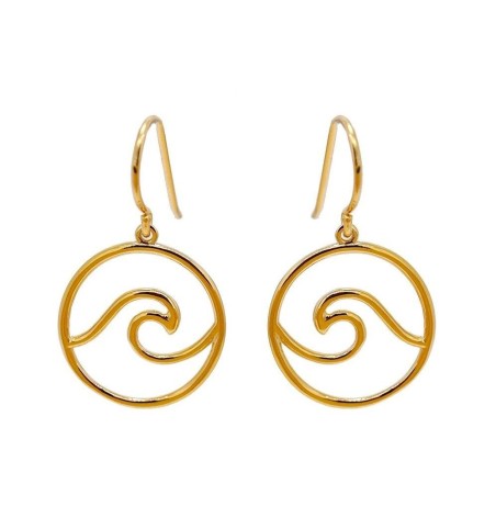 PENDIENTES OLA GOLD | Bymarta.es