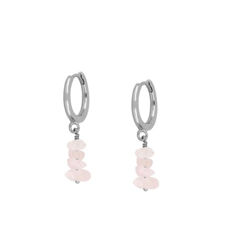 Pendientes de aro de plata 925