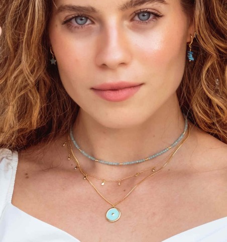 NECKLACE LUCY GOLD | Bymarta.es