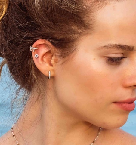 EARRING TAFNE MINIS SILVER | Bymarta.es