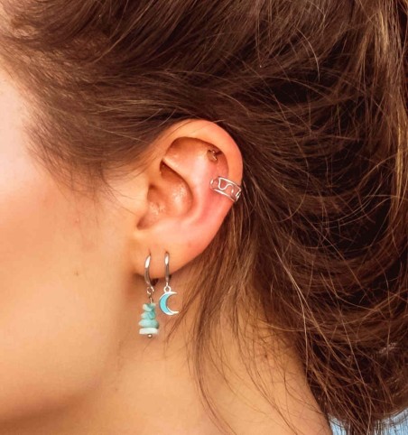 EAR CUFF BIBI SILVER | Bymarta.es