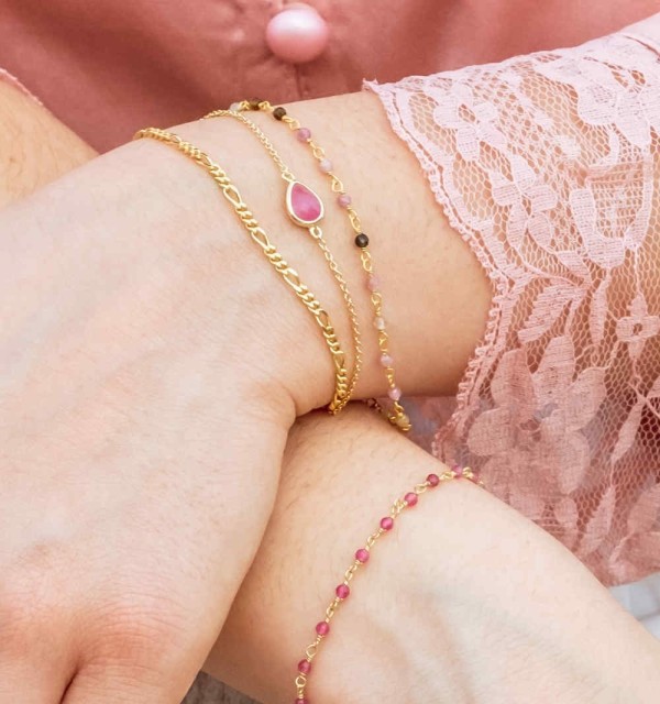 PULSERA MALIBÚ GOLD | Bymarta.es