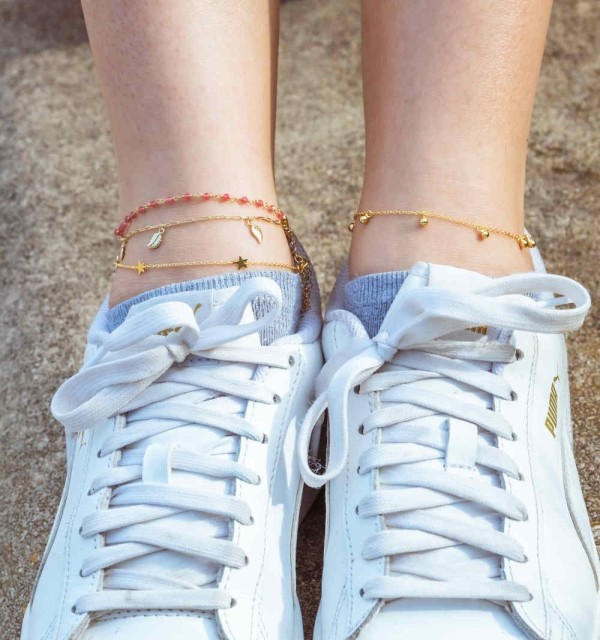 ANKLE BRACE GALA GOLD | Bymarta.es