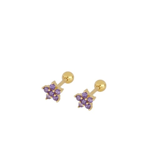 Pendiente piercing para oreja, disponible en plata de primera ley