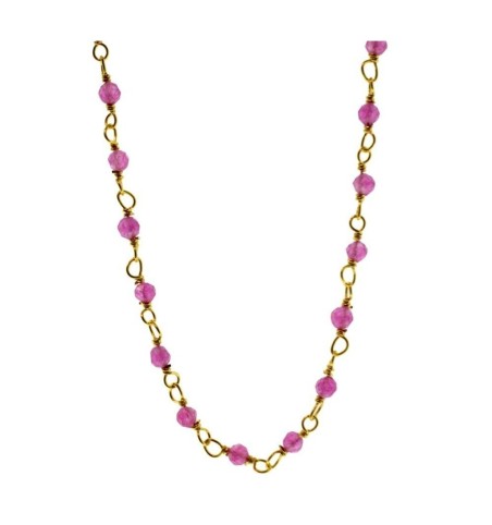 NECKLACE PINKY GOLD | Bymarta.es