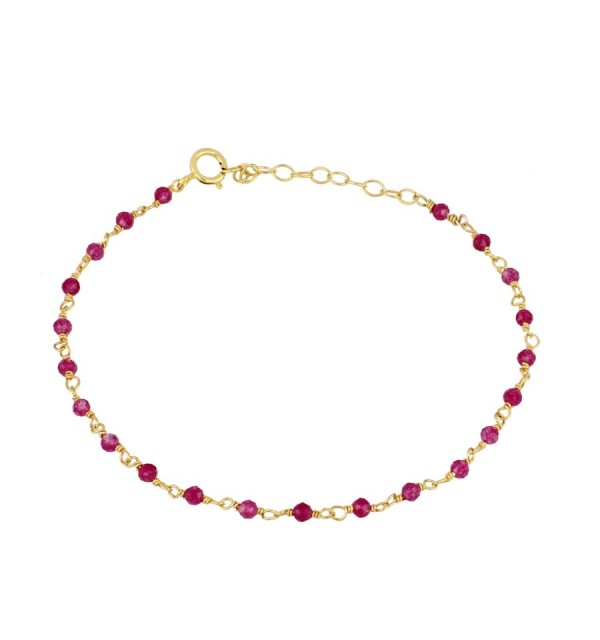 Pulsera de plata 925 con baño de oro