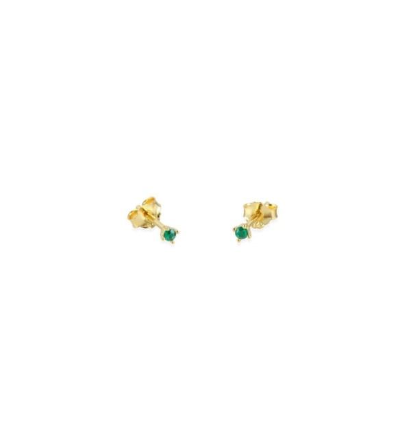 Gold-plated sterling silver mini earring.