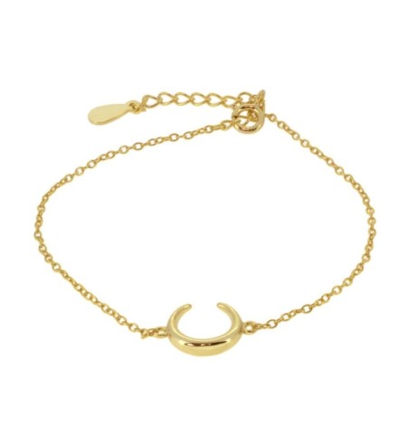 BRACELET MOON GOLD | Bymarta.es