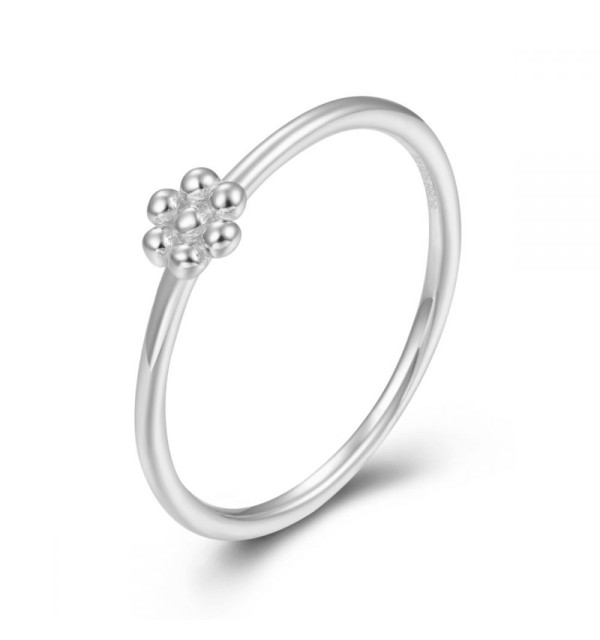 RING FLOWER SILVER | Bymarta.es