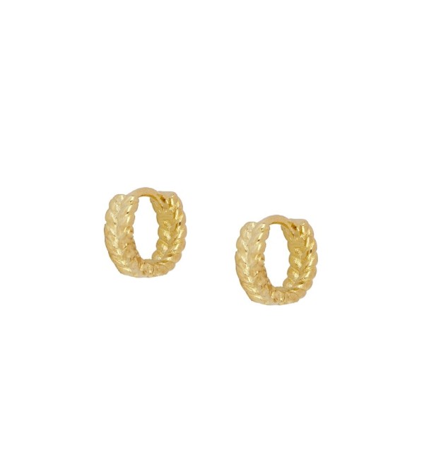 EARRING BEA HOOPS GOLD | Bymarta.es