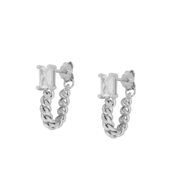 Sterling silver mini earring.