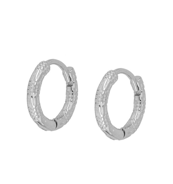 Hoop earrings, 925 sterling silver.