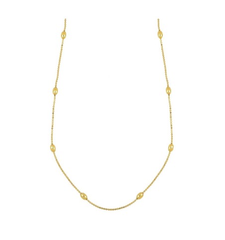 -Necklace made of gold-plated 925 sterling silver.
