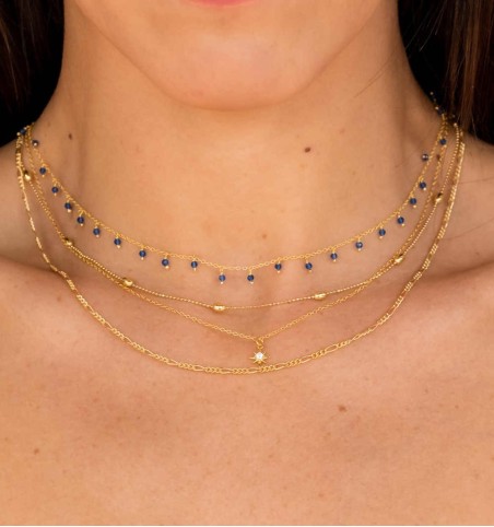 NECKLACE LESHY GOLD | Bymarta.es