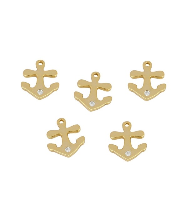 ANCHOR CHARM GOLD | Bymarta.es