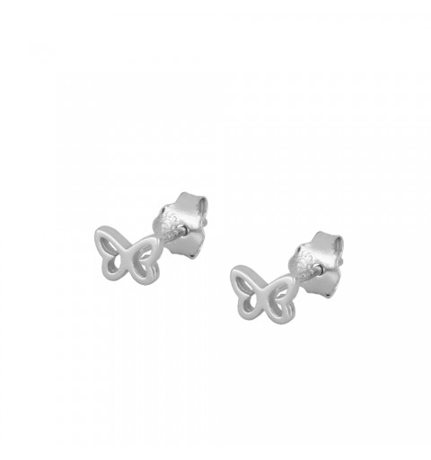 Sterling silver butterfly earring