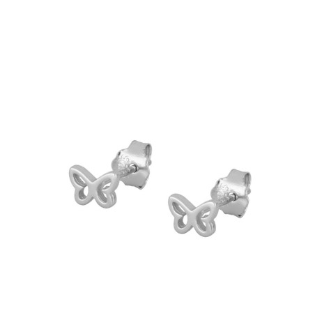 Sterling silver butterfly earring