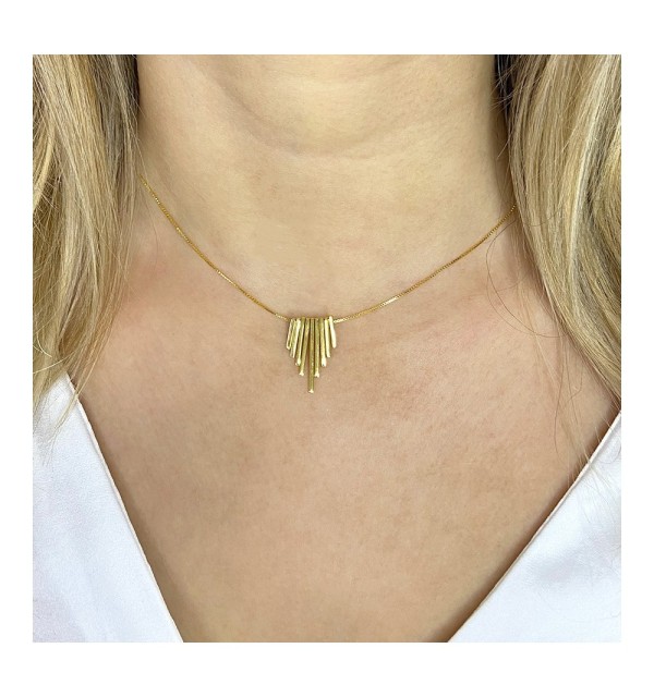 NECKLACE IRATI GOLD | Bymarta.es