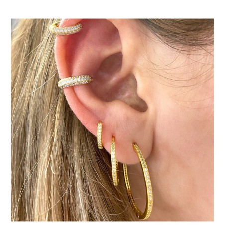 PENDIENTES MIAMI GOLD | Bymarta.es