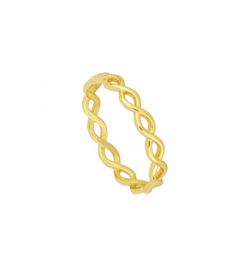 Gold-plated sterling Silver Ring