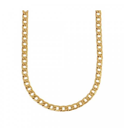 Necklace made of gold-plated steel.