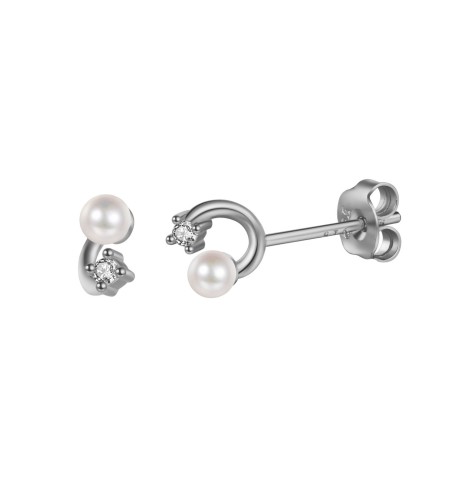 EARRING CLAUDIA MINIS SILVER | Bymarta.es