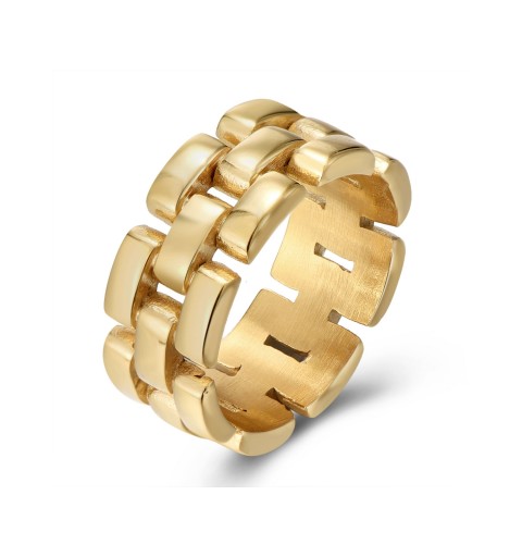 Gold-plated steel Ring