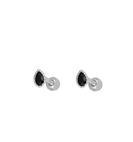 Sterling silver ear piercing earring.
