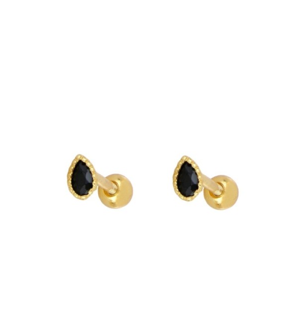 EARRING COLETTE PIERCING GOLD | Bymarta.es