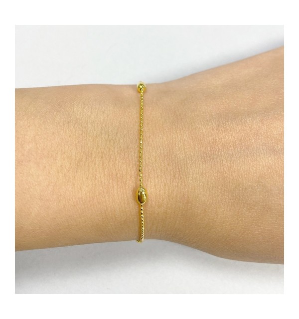 BRACELET LESHY GOLD | Bymarta.es