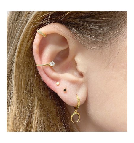 PENDIENTE DAIARA PIERCING GOLD | Bymarta.es