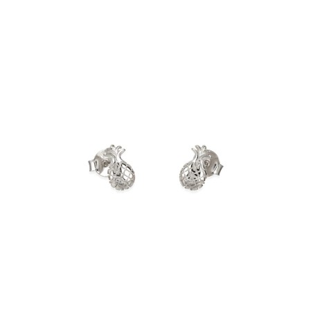 EARRING ANANAS MINIS SILVER | Bymarta.es