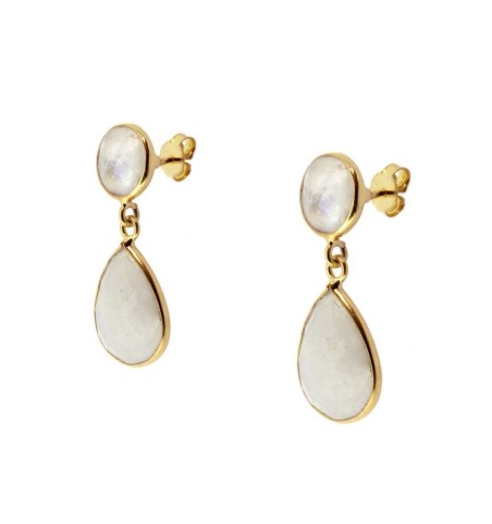 Gold-plated sterling silver earring.