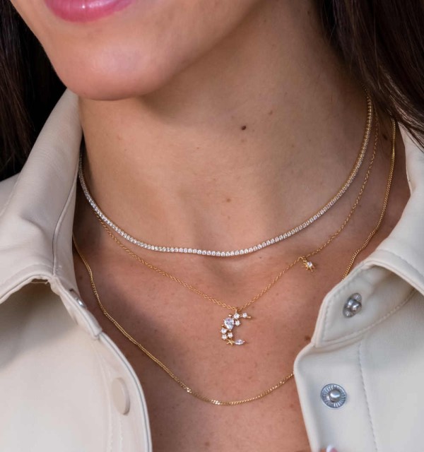 NECKLACE NACHT GOLD | Bymarta.es