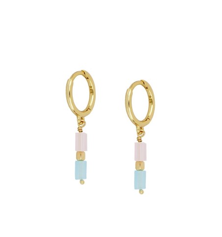 Pendientes de aro de plata 925 .