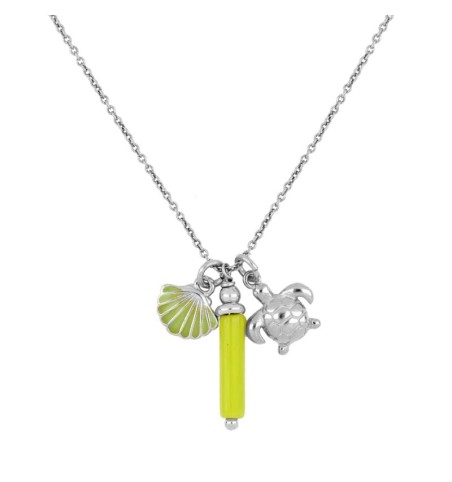 NECKLACE BISSAU SILVER | Bymarta.es