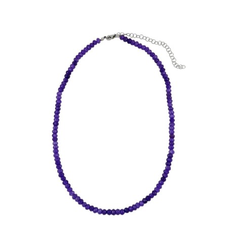 NECKLACE GALERA LILA SILVER | Bymarta.es