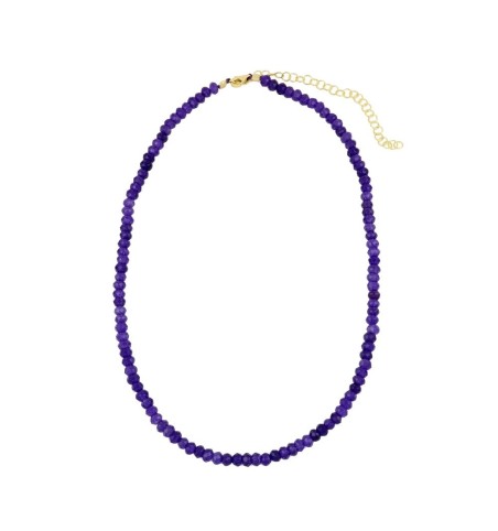 COLLAR GALERA LILA GOLD | Bymarta.es