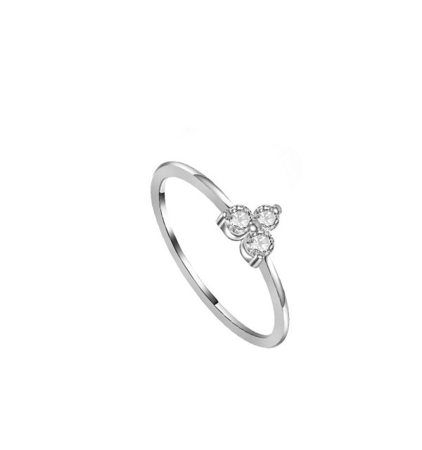 ANILLO ARELY WHITE SILVER | Bymarta.es