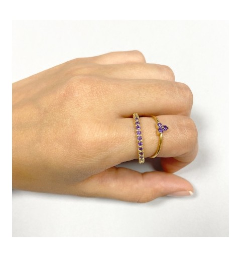RING ARELY LILAC GOLD| Bymarta.es 2