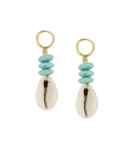 EARRING BAHAMAS GOLD | Bymarta.es