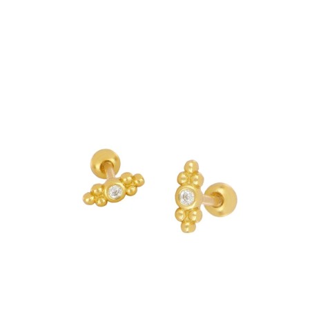 PENDIENTE DOMI  PIERCING GOLD | Bymarta.es